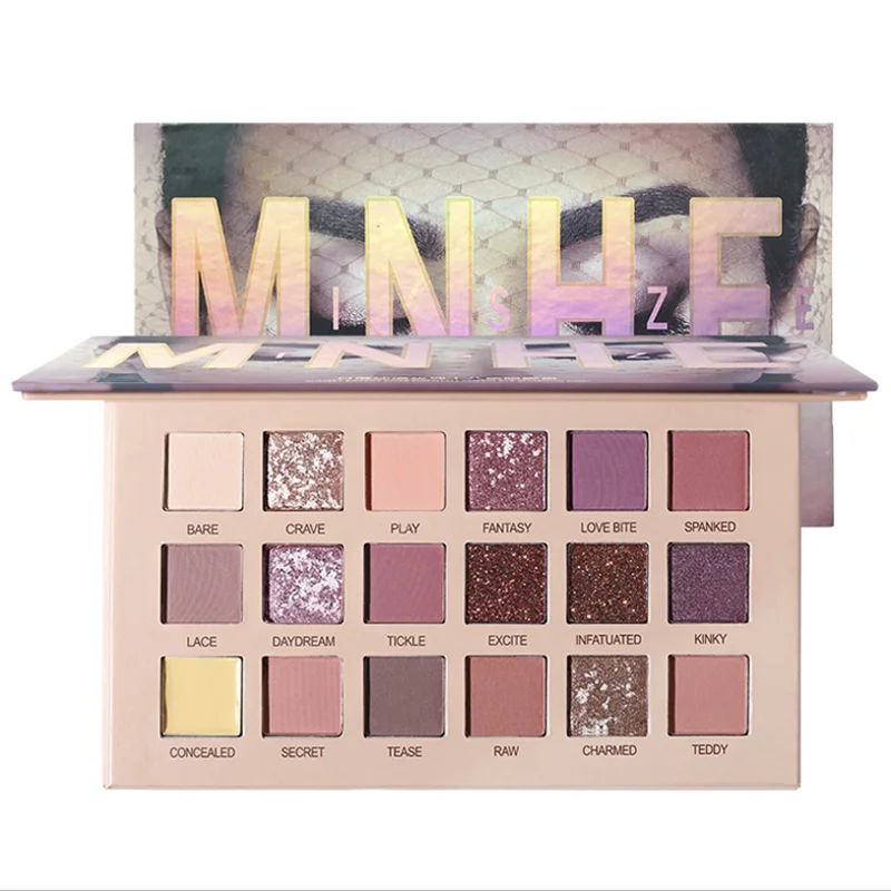 Тени для век естественных цветов блестящие тени с перламутровым отливом макияж