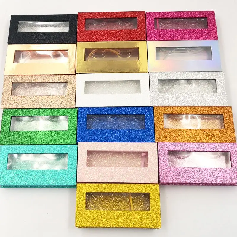 

NEW 20 pcs wholesale square false eyelash packaging box fake 3d mink eyelashes boxes faux cils magnetic case lashes empty