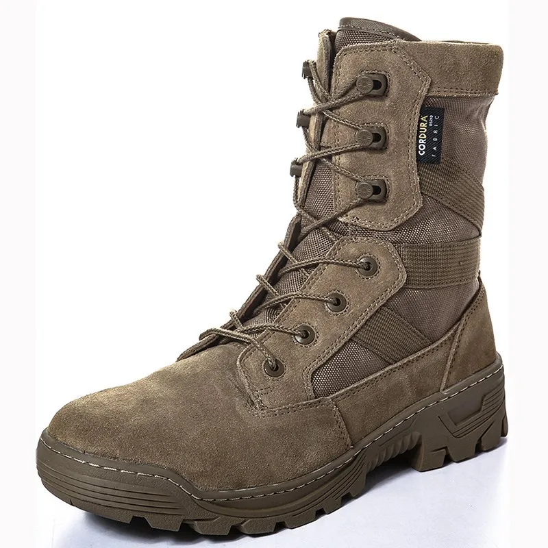 Boots Men Military Tactical Boot High-Top Outdoor Hunting Combat Army Boots Waterproof Trekking Hiking Shoes Men Desert Sneakers