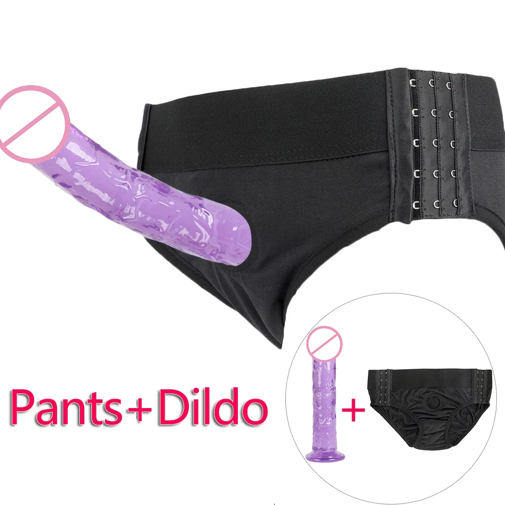 Wearable Strapon Penis For Lesbian Adjustable Panties Super Huge Big Dildo With Suction Cup Sex Toys for Woman Dildos Pants | Красота и