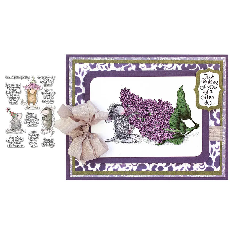 Прозрачные штампы с пожеланиями друзей для рукоделия скрапбукинга творчества