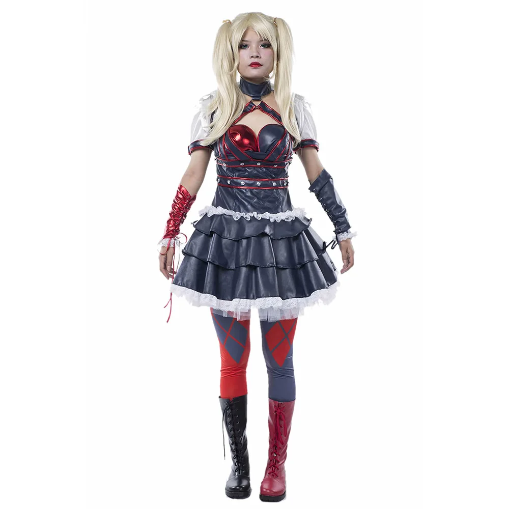 X-COSTUME распродажа скидка 45% костюм для косплея Харли Квинн Бэтмена Аркхема на