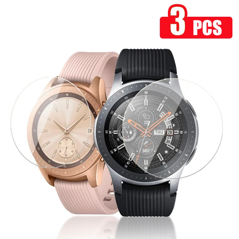 

3pcs Screen Protector For Samsung Galaxy Watch 46mm 42mm Smart Watch For Samsung Gear S3 S2 sport Tempered Glass Protective film