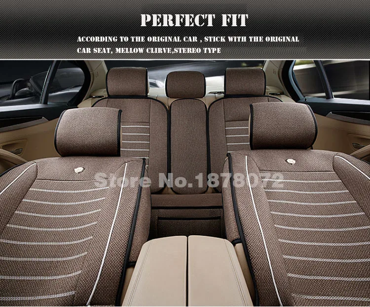 High quality linen Universal car seat covers For KIA K2/3/4/5 Cerato Sportage Optima Maxima accessories styling | Автомобили и