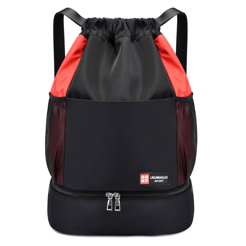 Men's Bag Sports Gym Athletics Shoes Basketball Lightweight Drawstring Ball Shoulder Bolsas For Fitness Women's Travel Backpacks