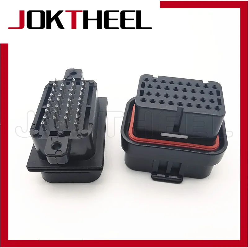 1 Набор 4 1437290 0 2 6447232 3 TE AMP SUPERSEAL 34 Pin Электрический Женский Мужской прямой разъем