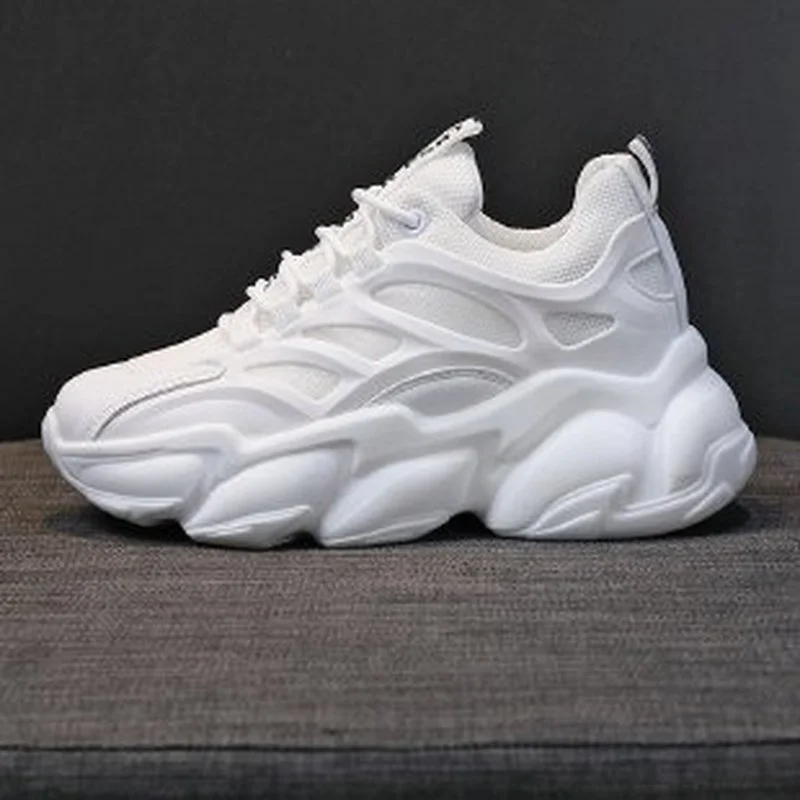 

Non-lace Cuffs Breathable Mesh Light Casual Sneakers with Round Toe 2021 New Ladies' Sneakers Fashionable Ladies' Sneakers