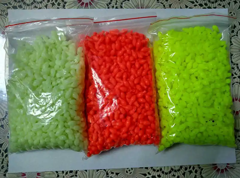 

1000 pound/batch Fish Sheet Derivative from Rubber Tail Soft Beans Connector For Lightstick Night Fishing Accessory Fishing