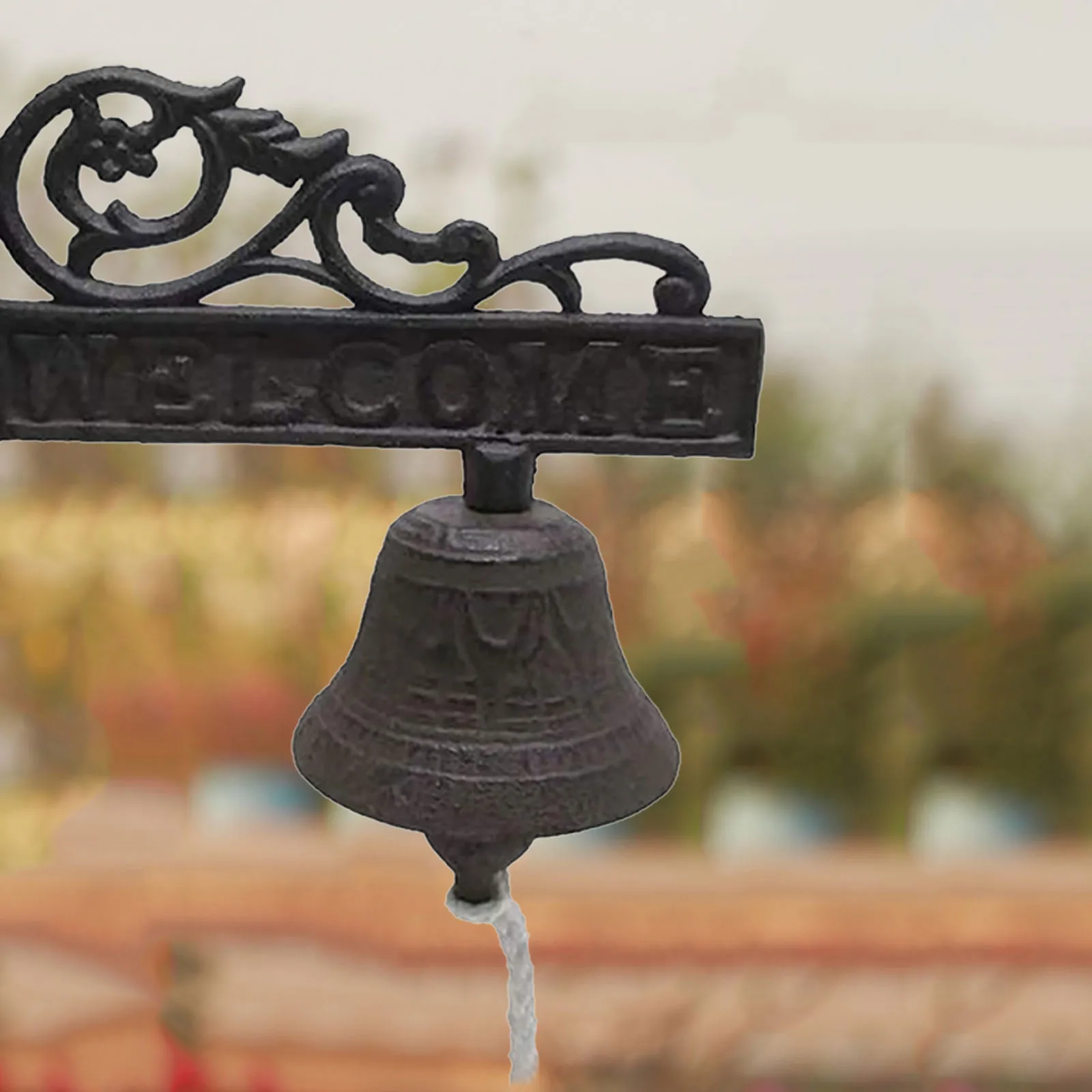 

Rustic Iron Bird Door Bell Wall Mounted Antique Decor Bell For Indoor Outdoor decoracin de habitacin