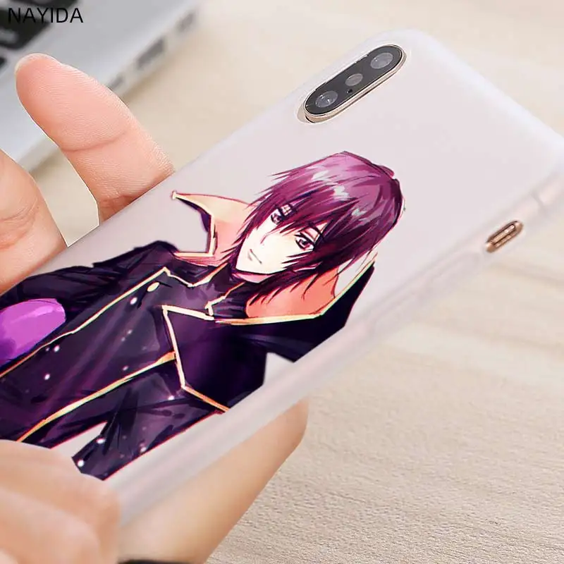 Мягкий силиконовый чехол для Samsung Galaxy S21 S20 Uitra S10 Lite S9 Plus Fe S8 S7 с аниме кодом Geass