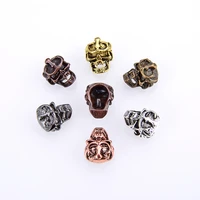 10 piece wholesale zinc alloy comic combatant mask perforated beads suitable for natural gem beaded diy bead jewelry