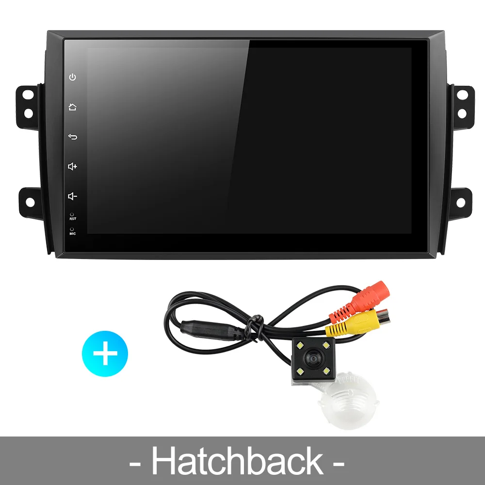 Hatchback camera 32G Android 9,0 автомобильный dvd для Suzuki SX4 2007-2013 с 2GB ram gps 3g-4G wifi gps навигация Радио Видео Аудио плеер стерео - Цвет: Hatchback camera