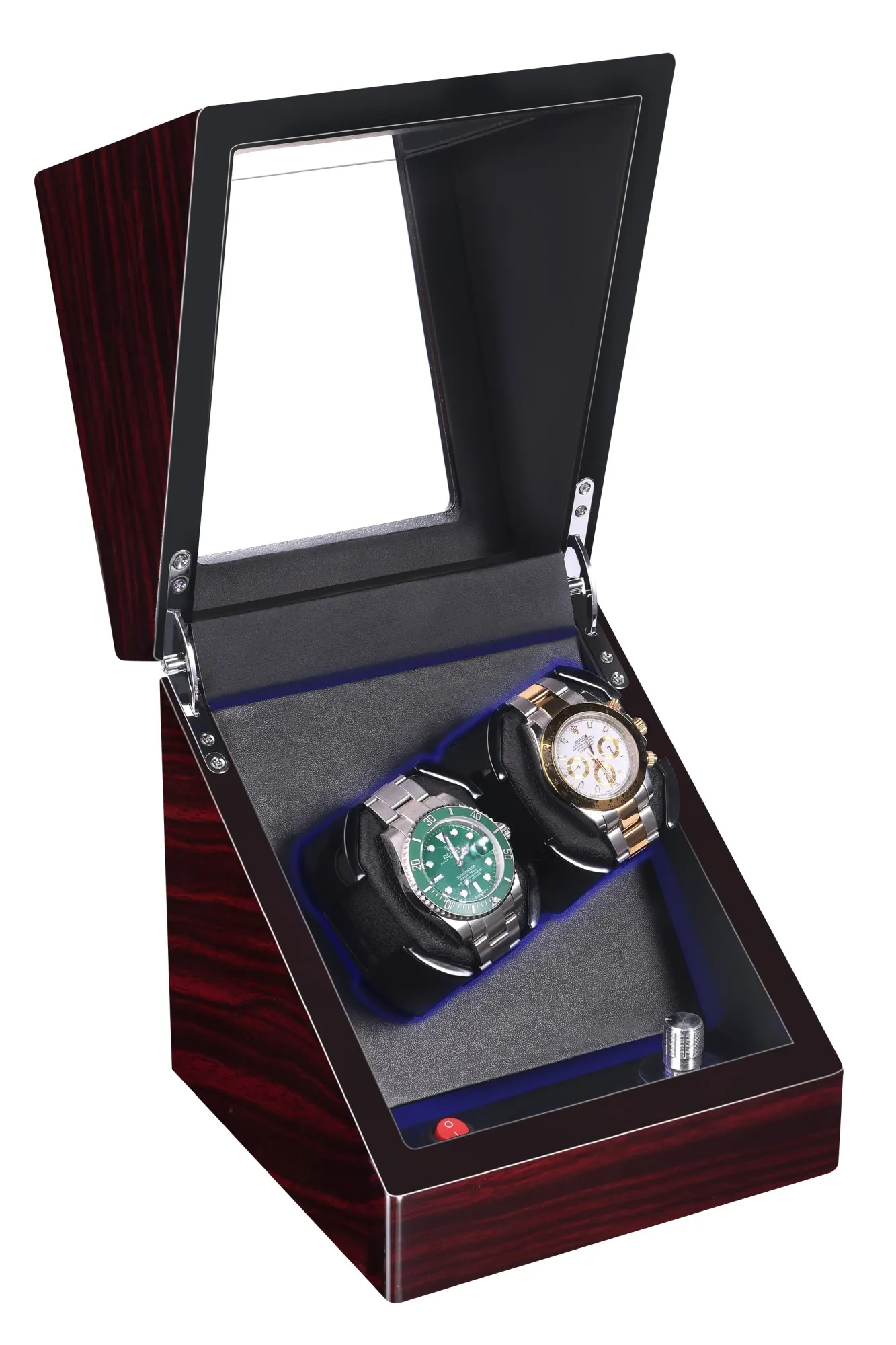 

Black Mechanical Watch Winding Box Motor Shaker Watch Winder Collector Storage Jewelry