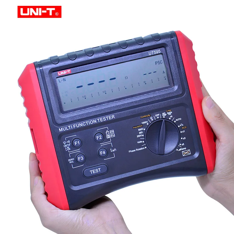 

UNI-T UT595 Multifunction Tester; Electrical Tester, Insulation Resistance/Line/Loop Impedance/RCD Measurement, Data Storage