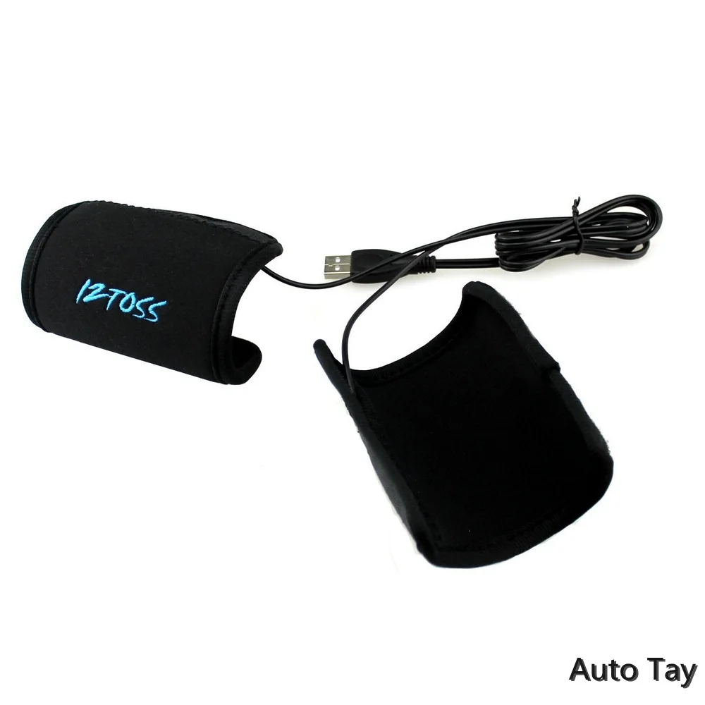 1 пара мотоцикл с подогревом ручки USB электрический велосипед ручка для