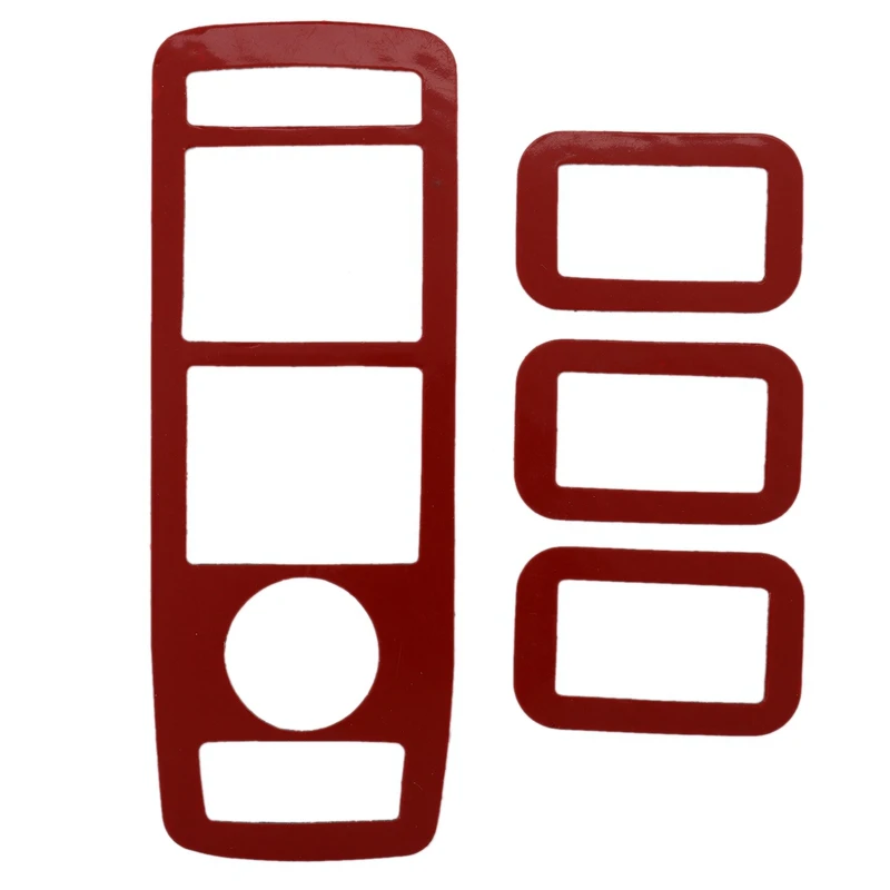 4 шт. Новый стеклоподъемный переключатель из углеродного волокна панель накладка