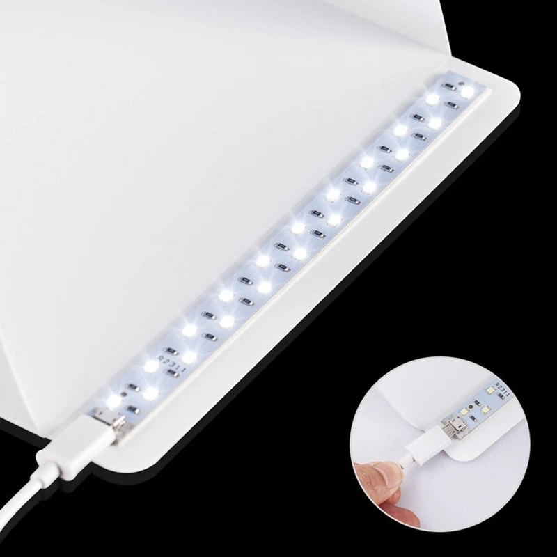 Мини светодиодная осветительная студия фотографии софтбокс LED лайтбоксом