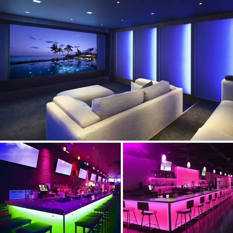 

LED Strip Light Color Changing RGB 5050 SMD 300 LED with IR Remote and 12V Power NEW