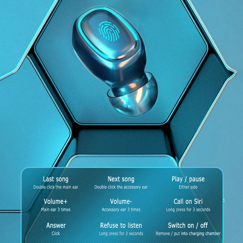 للبيع B9 TWS بلوتوث سماعة لاسلكية سماعة 5.0 BT الرياضة سماعة هيئة التصنيع العسكري سماعات الألعاب الموسيقى سماعة ل شاومي هواوي سامسونج