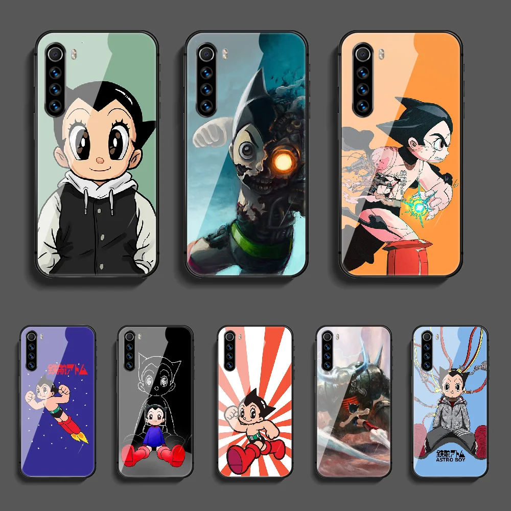 

Astroboy Cartoon Phone Tempered Glass Case Cover For Xiaomi Redmi Note 7 7A 8 8T 9 9S 9A 10 K20 K30 Pro Ultra Soft Funda Back