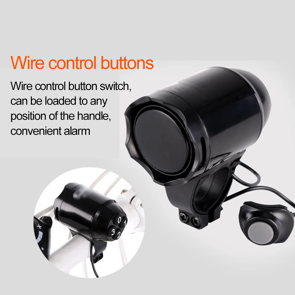 Водонепроницаемый громкий Велоспорт электрический велосипедный гудок пароль
