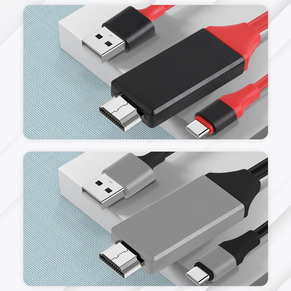 USB C to HDMI Cable 4k Type 4K 60Hz Thunderbolt 3 for Samsung Huawei Mate 40 30 MacBook | Электроника
