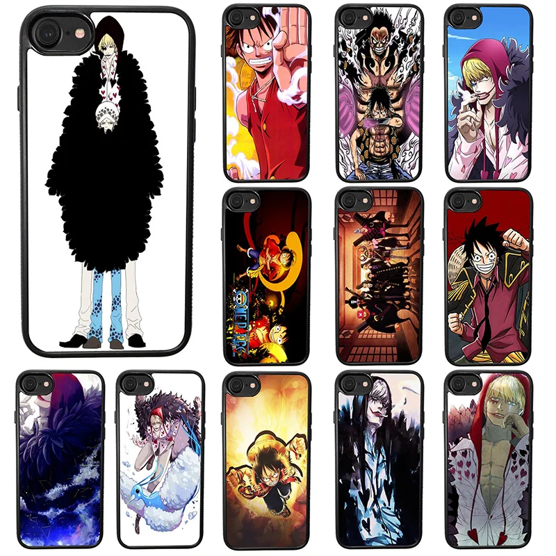 Аниме ONE PIECE Luffy Zoro PC Hard TPU Cover чехлы для сотовых телефонов iphone 8 7 6 6S Plus X XR XS 11 Pro Max 5S 5 SE
