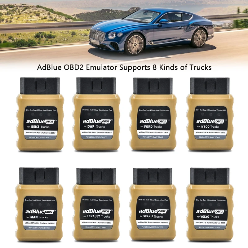 Эмулятор AdBlueOBD2 для Ford/Benz/Renault/Man/Scania/Iveco/DAF/Volvo готовое устройство подключения и