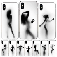 woman silhouettes sexy lady girl silicon phone case for apple iphone 11 12 mini 13 pro max se 2020 x xs xr 8 plus 7 6 6s 5 5s se