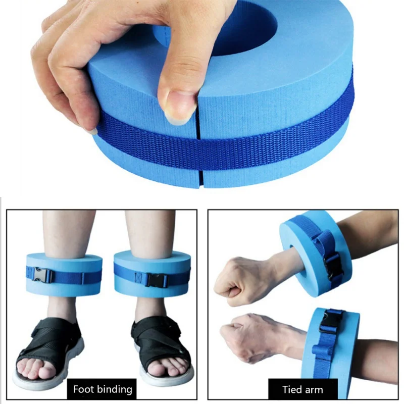 

Green Swim Arm Bands Flotation Sleeves Swimming Rings Floats Tube Armlets For Adult Children Bands EVA Floatation Sleeves