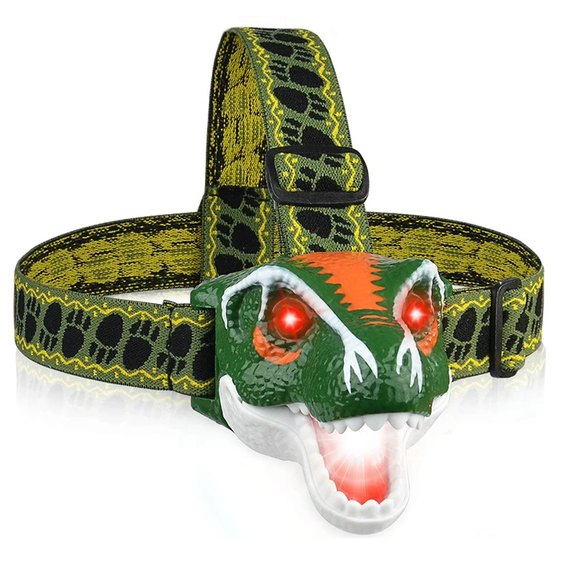 Т Рекс Динозавр фары модель светодиодный головной светильник игрушка динозавр