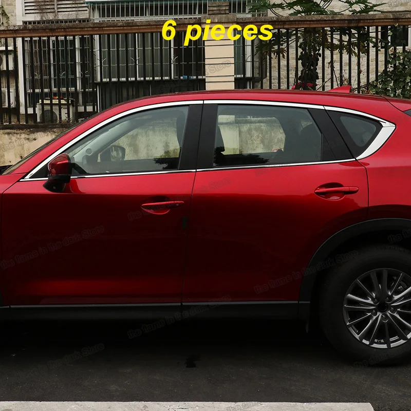 Хромированные столбики для окна автомобиля из нержавеющей стали Mazda Cx-5 2017 2018 2019