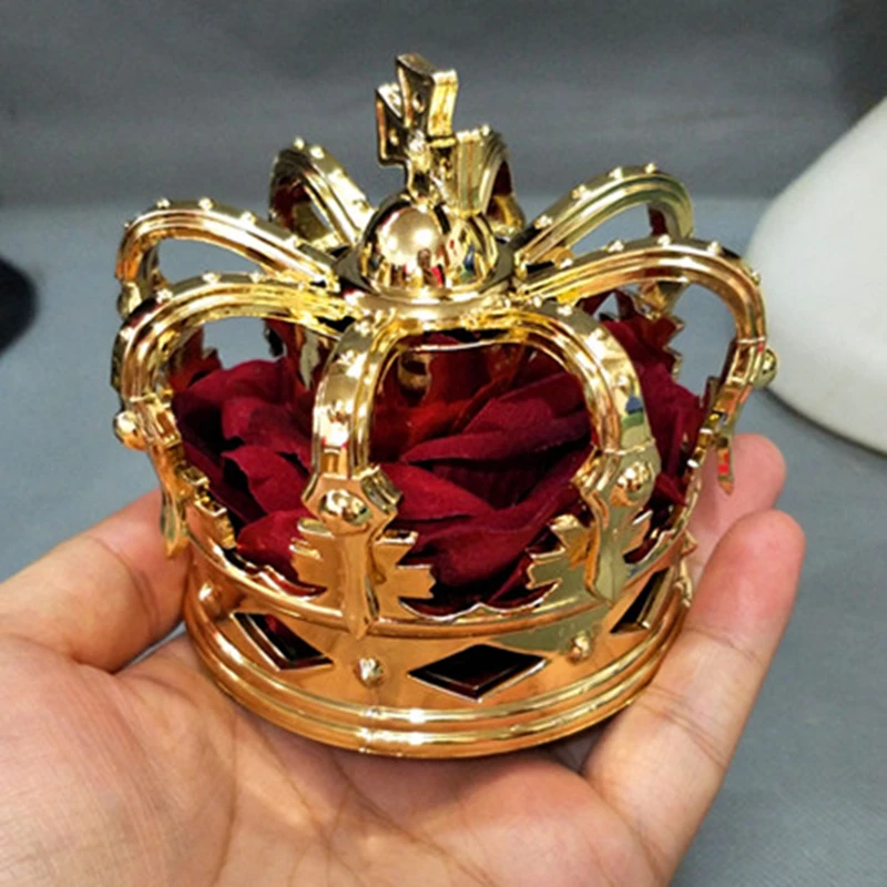 

Handmade Lolita Imperial Crown Rose Headwear Hairpin Prop Accessory Cosplay Halloween