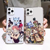 Fairy Tail Phone Case Transparent soft For iphone plus mini pro max