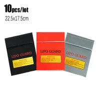 10pcslot lipo fire retardant battery safety bag safe guard charge sack explosion proof bag for lithium polymer gift bags