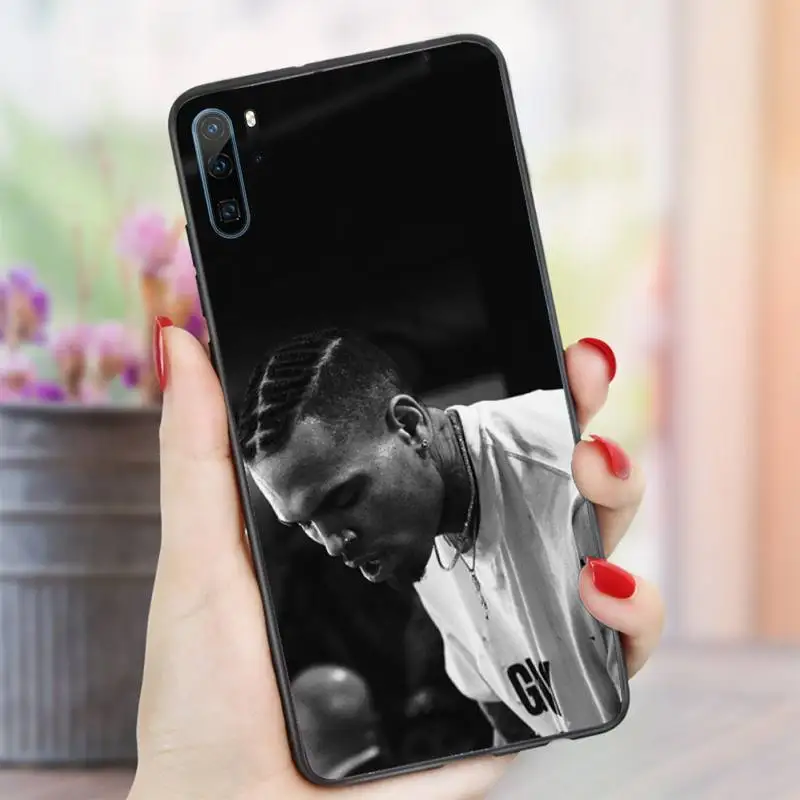 American Rapper Chris Brown Phone Case For Huawei honor Mate 10 20 30 40 i 9 8 pro x Lite P smart 2019 Y5 2018 nova 5t images - 6