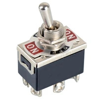 high quality 1pcs e ten1322 15a250v 6 pin waterproof switch cap on off on miniature toggle switches