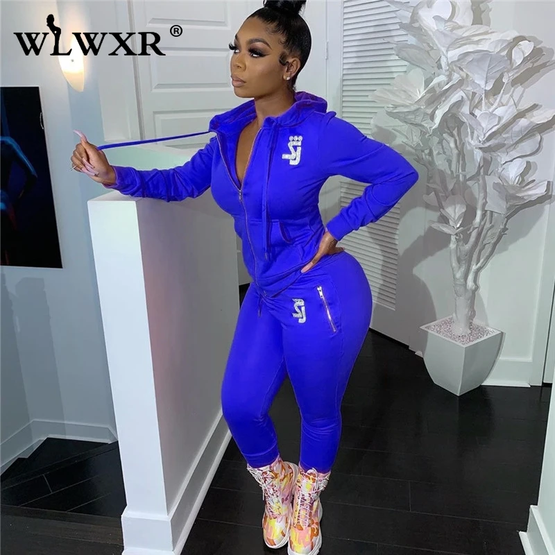 WLWXR уличная одежда комплект из двух предметов женский спортивный костюм верхняя