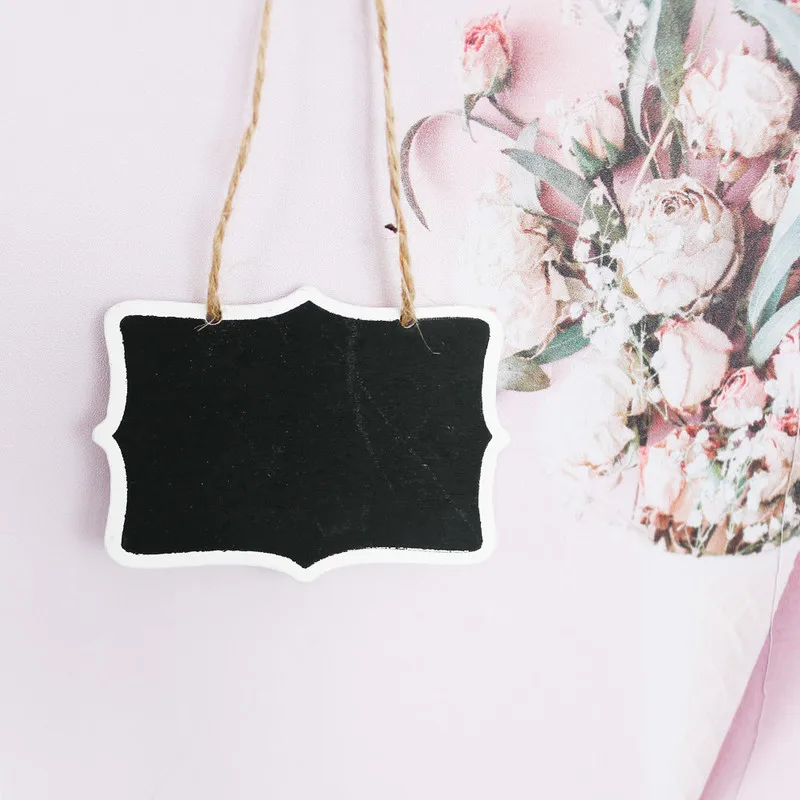 10 комплектов мини деревянной доске сообщений карты вечерние стол для визитной