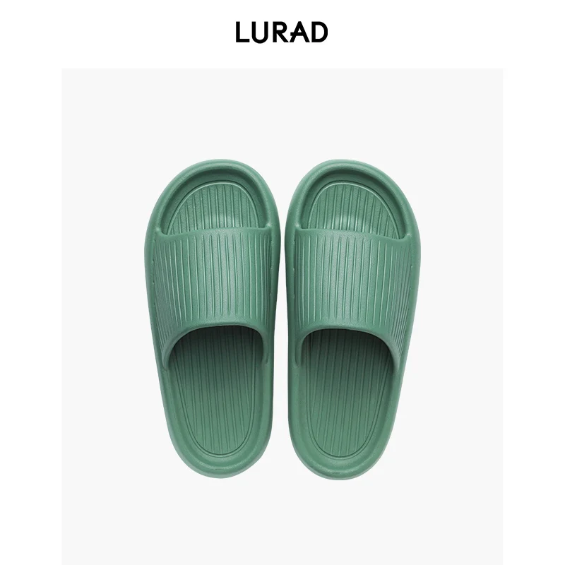 

Slippers ladies summer home indoor bathroom bath non-slip thick bottom outdoor wear anti-kick men's home sandals and slippers be