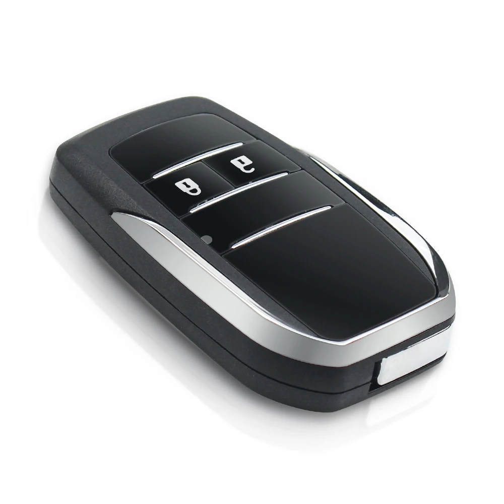 Раскладной чехол KEYYOU с 2 кнопками для Toyota Corolla Yaris Prado Tarago Camry RAV4 модифицированный