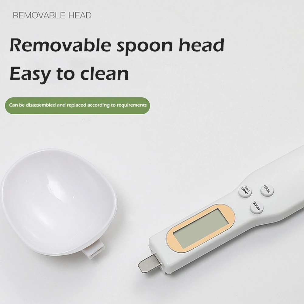

Household Electronic Spoon Scale 500g/0.1g Mini with Scale Portable LCD Digital Kitchen Measuring Scale Baking Supplies