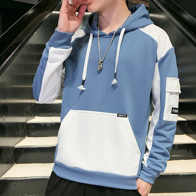 

SFABL Fashion Patchwork Streetwear Hoodie Men Hip Hop Hooded Sweatshirt Casual Hoody Male Hoodies Sweatshirts Men Spring Autumn