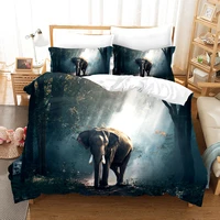 elephant bedding set animal prairie duvet cover sets comforter bed linen twin queen king single size dropshipping gift