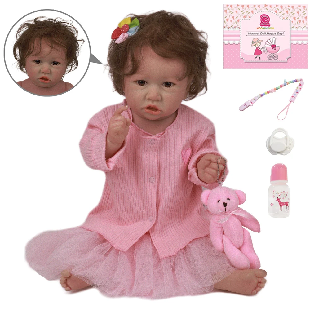 20 &quot50 см Bebe кукла младенец силиконовая Кукла Reborn Baby Dolls полное тело мягкий винил