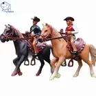 Новые фигурки животных из лошадей и ферм, игрушки, западные искусственные ПВХ фигурки, модель, обучающая модель, кукла для детей, подарок
