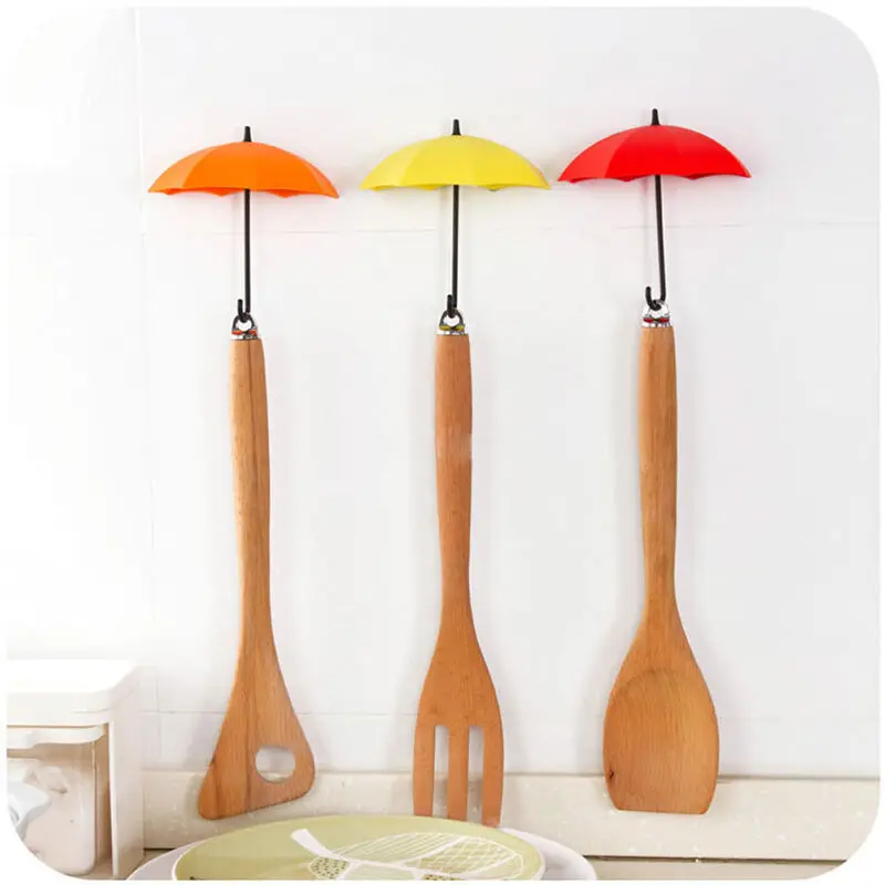 3 шт./компл. симпатичный настенный зонт держатель для ключей домашние