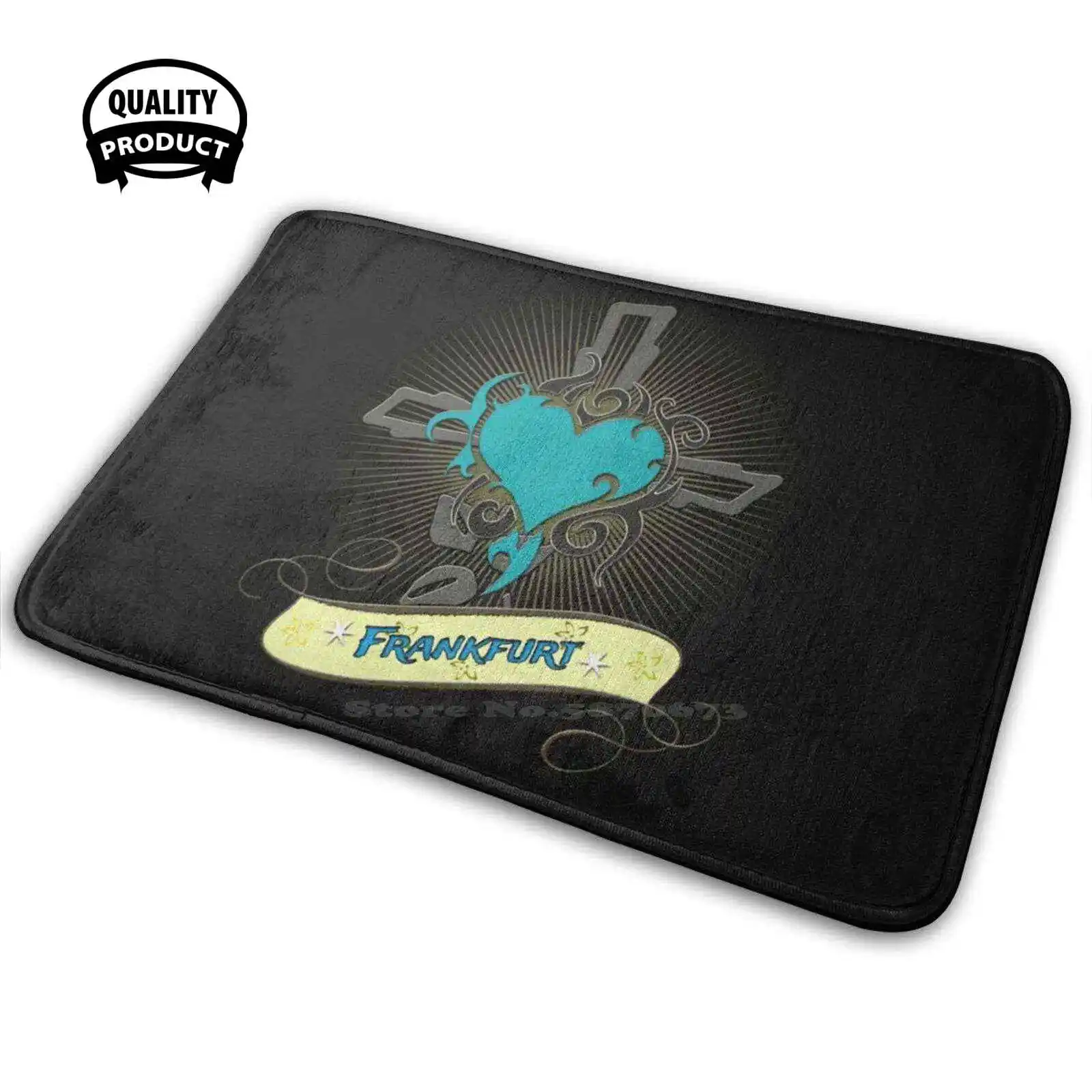 Мягкий домашний Противоскользящий коврик для всей семьи из Франкфурта Германия