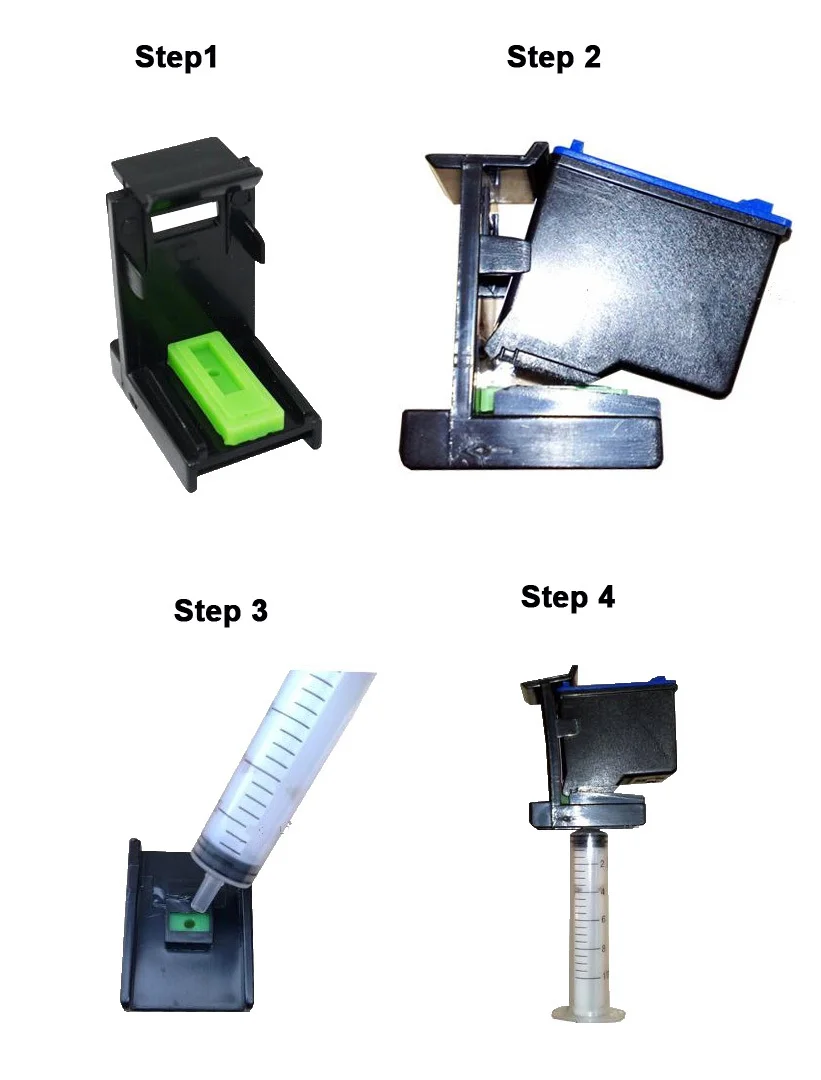 

Ink Cartridge Clamp Absorption Clip Pumping Tool Ink clip for HP 121 122 140 141 300 301 302 21 22 61 650 652 651