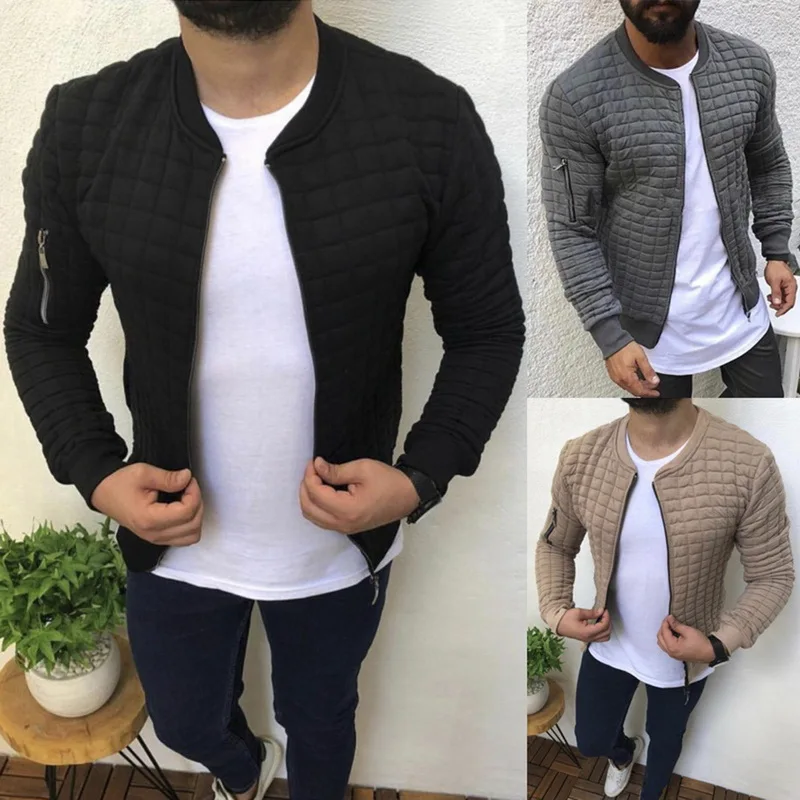 Laamei Мужская Осенняя плиссированная тонкая полосатая куртка на молнии с длинными рукавами, пальто-кардиган, Спортивная повседневная мужская куртка в стиле хип-хоп